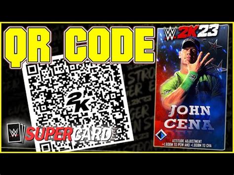 wwe 2k23 qr code|wwe supercoins qr code.